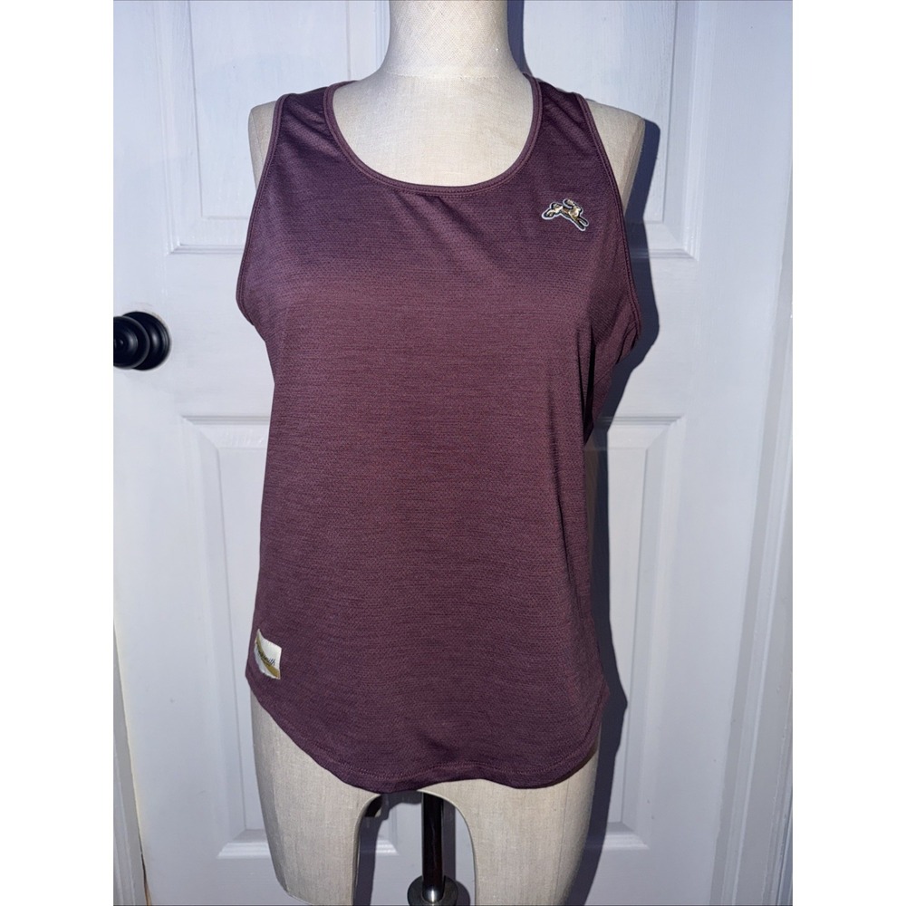Tracksmith Session Tank Women's M Medium Dark Red Activewear Running